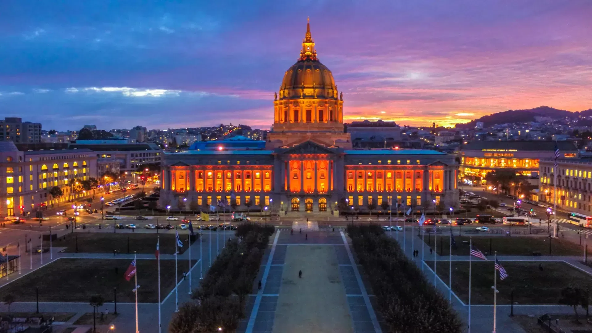 City Hall at Sunset